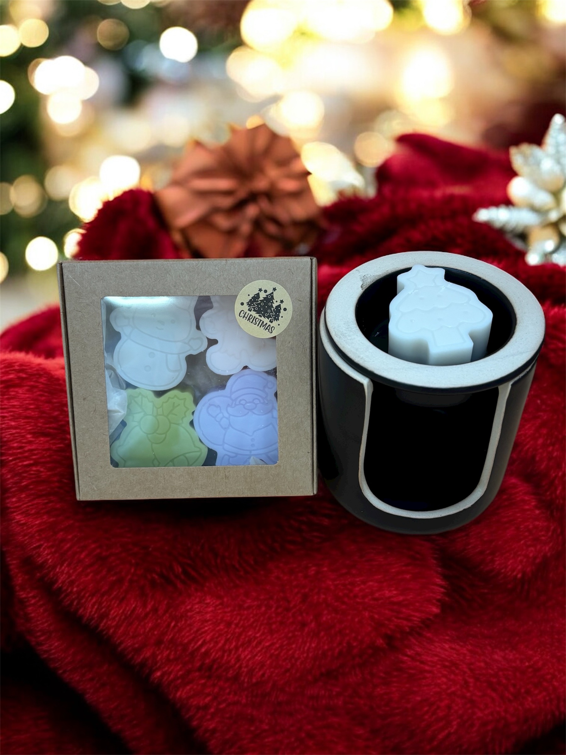 Coffret fondants de Noël avec brûle parfum