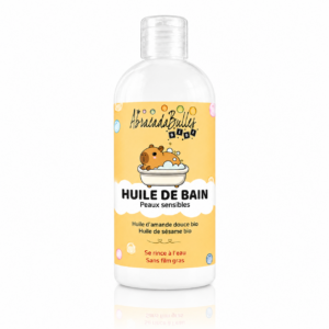 Huile de bain peaux sensibles