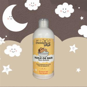 Huile de bain peaux sensibles