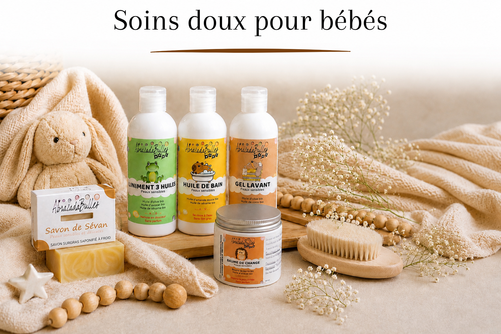 Soins doux pour bébés